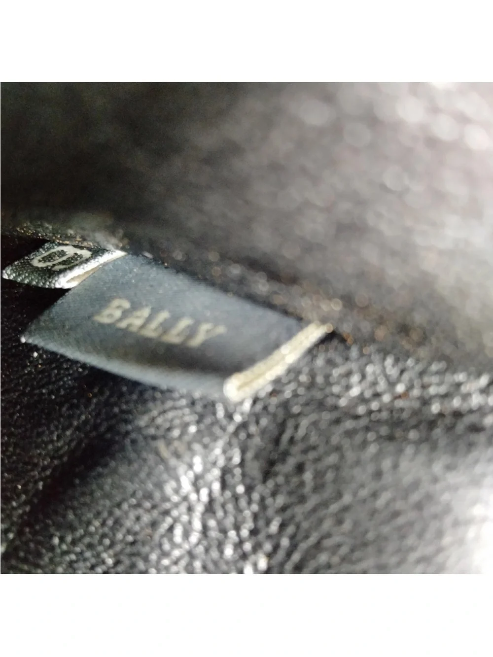 Bally Hand Bag Black Leather